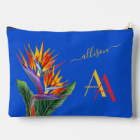 Floral moderne Nom Floral Personnalisé Monogramme