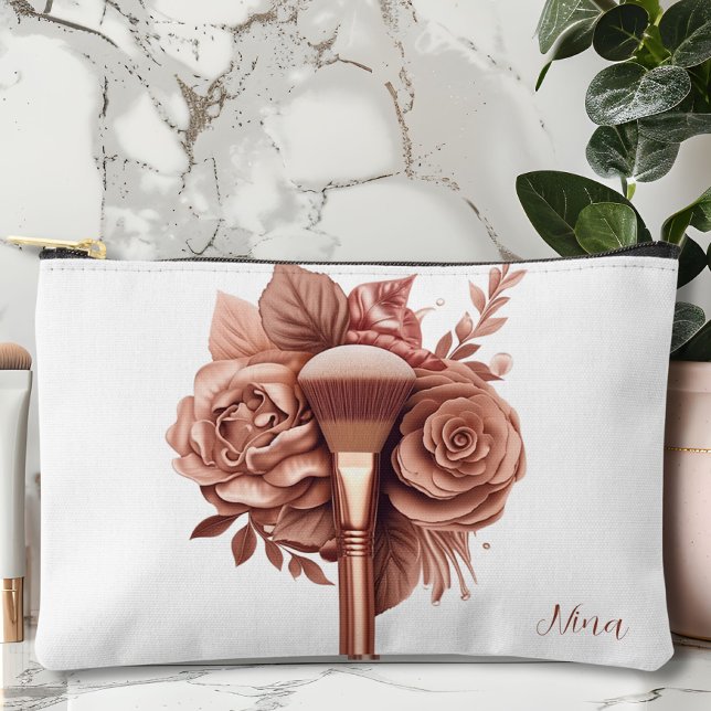 Pochette À Accessoires Floral personnalisé (Créateur téléchargé)