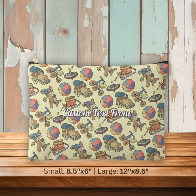 Pochette À Accessoires Fond d'icônes de jouets (Créateur téléchargé)
