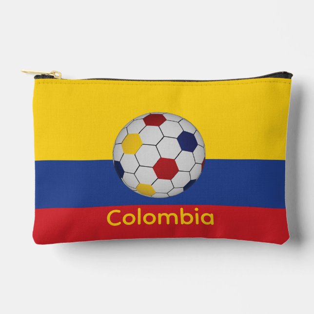 Pochette À Accessoires Football Colombien (Recto)