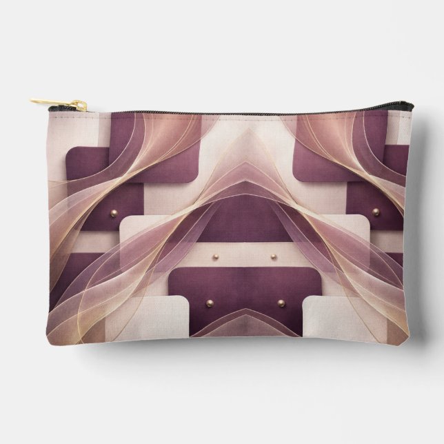 Pochette À Accessoires Formes carrées art IA  (Recto)