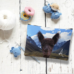 Pochette À Accessoires Fournitures de tricot à monogramme Alpaca et monta
