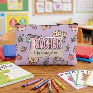 Pochette À Accessoires Fournitures scolaires pour remercier un professeur
