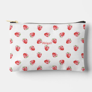 Pochette À Accessoires Fraise Tendance Élégante Moderne