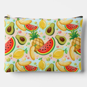 Pochette À Accessoires Fruits d'été frais Motif