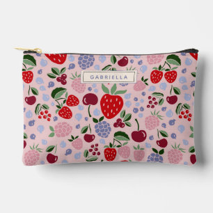 Pochette À Accessoires Fruits d'été rose Bridesmaid Personnalisé