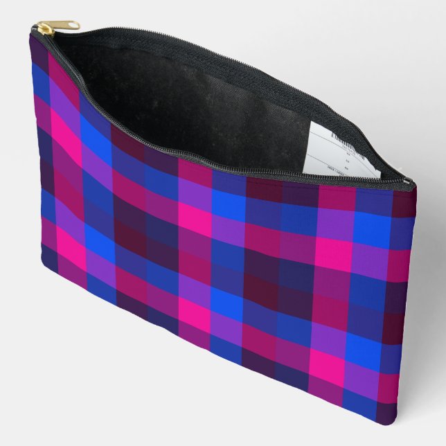 Pochette À Accessoires Fusion de mosaïque néon (Ouvrir)