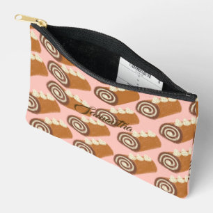 Pochette À Accessoires Gâteau à rouleaux de chocolat