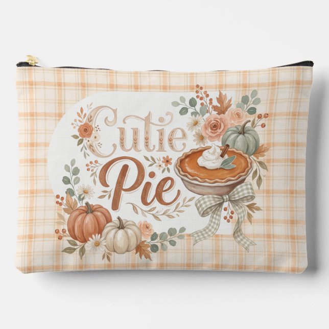 Pochette À Accessoires Gâteau de Citrouille Mignon  (Recto)