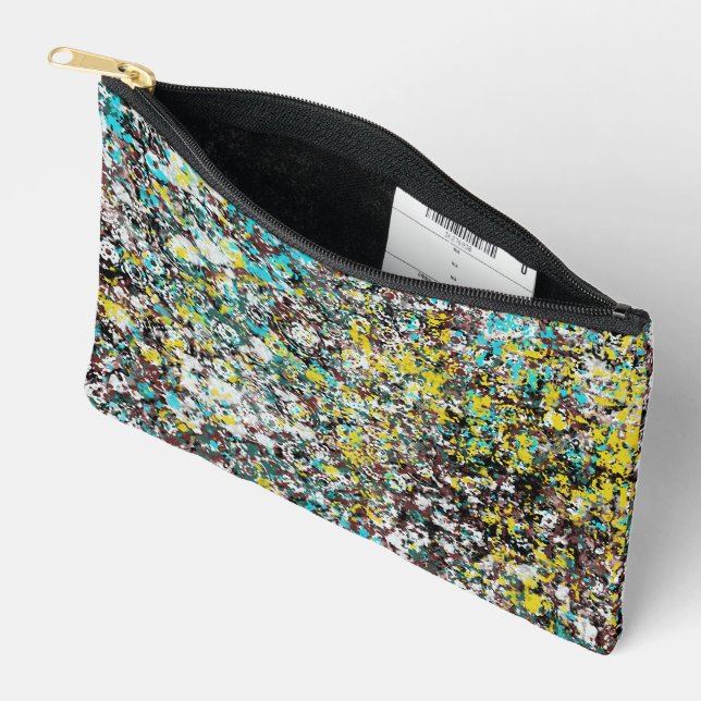 Pochette À Accessoires Geared Toward Abstract Art Design Lover (Ouvrir)
