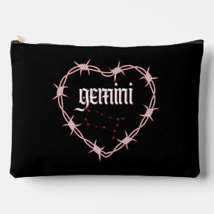Pochette À Accessoires Gemini Constellation gothique Edgy Anniversaire