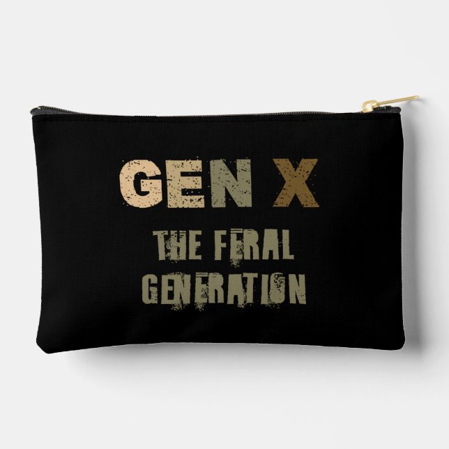 Pochette À Accessoires Gen X : Génération Feral (Verso)