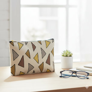Pochette À Accessoires Geo Charm Chaud Neutre Impression Couper Coudre Pe