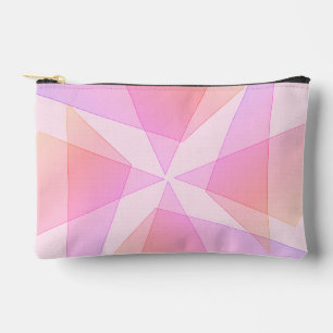 Pochette À Accessoires Géométrique rose