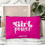 Pochette À Accessoires Girl Power Pink<br><div class="desc">Carry confidence wherever you go with this personalized Girl Power makeup bag featuring a bold pink background and playful white lettering. Customized with a name, this cute and empowering accessory makes a stylish statement while keeping essentials organized. Perfect for makeup, toiletries, school supplies, or everyday must-haves, it’s ideal for girls,...</div>