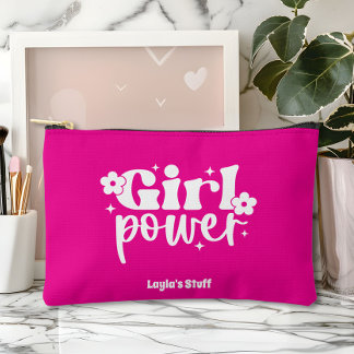 Pochette À Accessoires Girl Power Pink