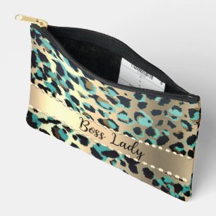 Pochette À Accessoires Glam Empreinte de léopard Boss Lady