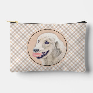 Pochette À Accessoires Golden Retriever Painting mignon Original Chien Ar