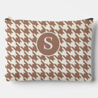 Grand Motif Mocha Mousse et blanc