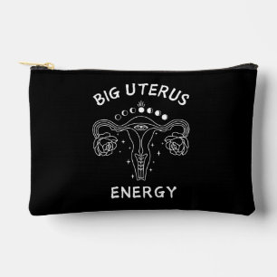 Pochette À Accessoires Grande Énergie Féministe de l'Utérus