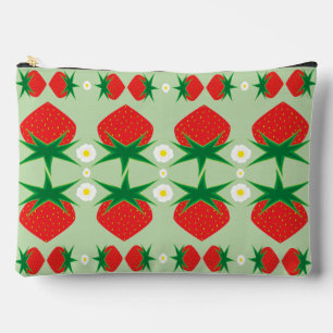 Pochette À Accessoires Grandes pousses de fraises
