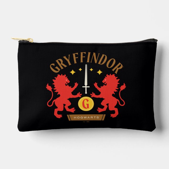 Pochette À Accessoires GRAYFFINDOR™ Maison double Lion épée graphique (Recto)