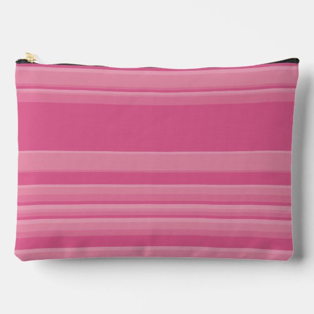 Pochette À Accessoires Grilles complexes en rose (Recto)