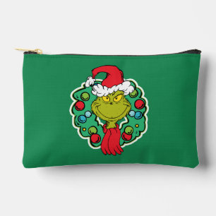 Pochette À Accessoires Grinch Couronne de Noël