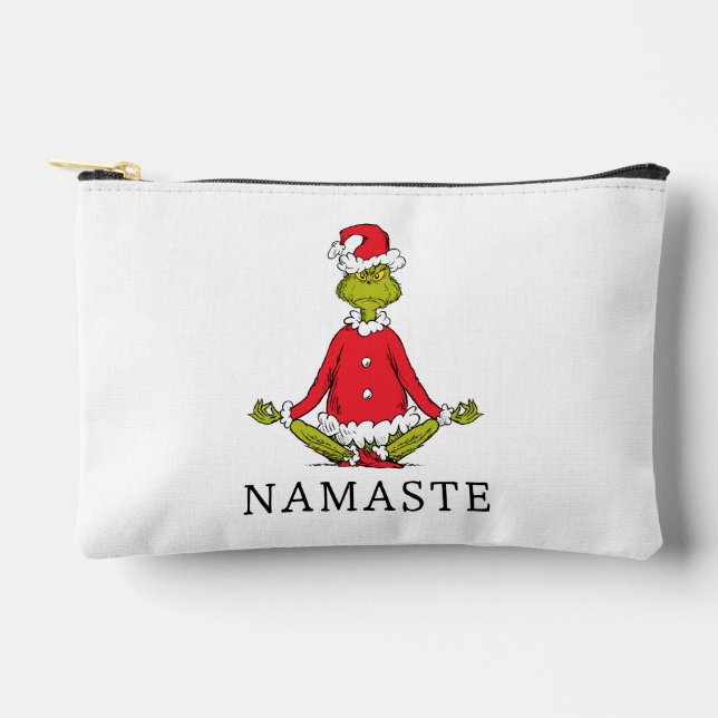 Pochette À Accessoires Grinch | Namaste Père Noël (Recto)