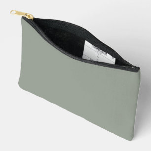 Pochette À Accessoires Gris Sage Imprimé Couper Coudre Petit Accessoire P