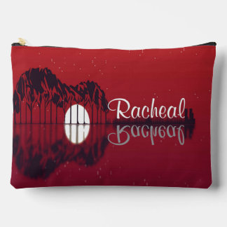 Pochette À Accessoires Guitare Cove Red w Nom personnalisé