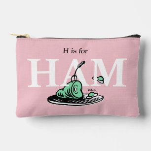 Pochette À Accessoires "H pour JAMBON"   Conception de l'alphabet