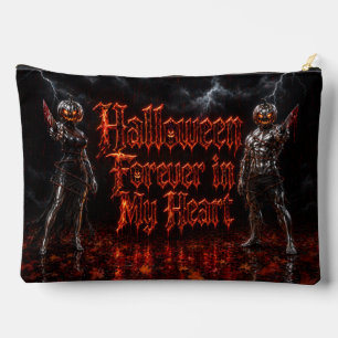 Pochette À Accessoires Halloween à jamais dans mon cœur Gothique Citrouil