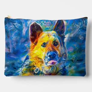 Pochette À Accessoires Halo : Portrait d'un berger allemand