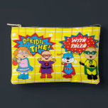 Pochette À Accessoires Hanoukka Super Friends Dreidel Accessory Pouch<br><div class="desc">Hanoukka avec Super Friends, Dreidel Game Pouch. Tous les éléments de conception peuvent être modifiés. Modifiez le texte modifiable à l'aide de votre style de police, de votre couleur et de votre taille préférés. Remplissez votre poche de dreidels et de gâteries pour jouer. Jeu ! ! ! Heureux Hanoukka !...</div>