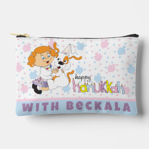 Pochette À Accessoires Hanoukka Zeevie et son ami Dreidel Game