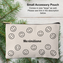 Happy Faces Charcoal Cement - PETIT Accessoire Pou