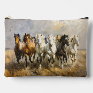 Pochette À Accessoires Harde de Cheval Galloping Mustang Peinture