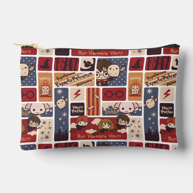 Pochette À Accessoires Harry Potter Motif des scènes de dessin (Recto)