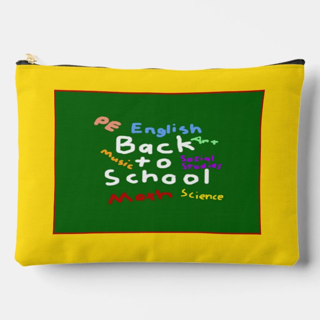 Pochette À Accessoires HI54EDU Retour à l'école (Recto)