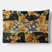 Hibiscus d'Hawaï orange Aloha Shirt