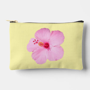 Pochette À Accessoires Hibiscus rose Fleur tropicale