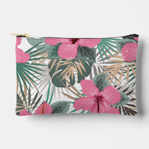 Pochette À Accessoires Hibiscus rose tropical