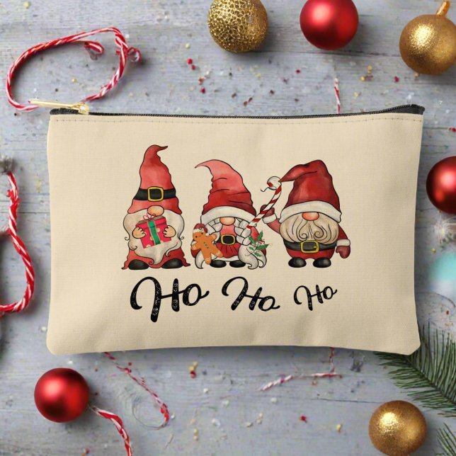 Pochette À Accessoires Ho Ho Ho ! Jote Nordic Gnomes cadeau de Noël (Créateur téléchargé)