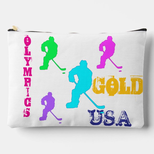 POCHETTE À ACCESSOIRES HOCKEY OLYMPIQUE (Recto)