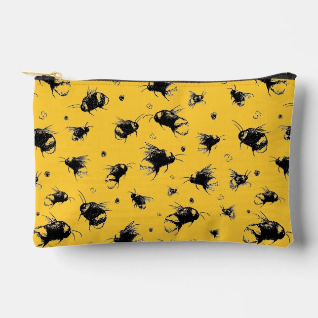 Pochette À Accessoires Honey Bee Aquarelle Accessoire Pouch Cadeau pour m (Recto)