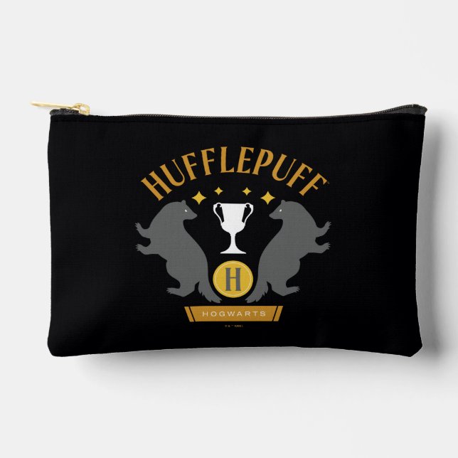 Pochette À Accessoires HUFFLEPUFF™ Badger and Cup House Pride Graphisme (Recto)