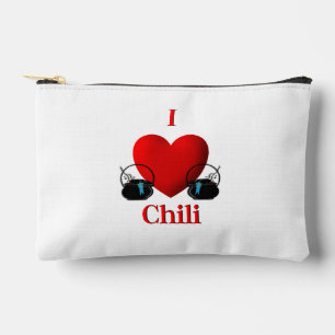 Pochette À Accessoires I Heart Chili