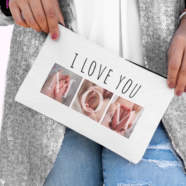 Pochette À Accessoires I Love You Mom Photo Small (Créateur téléchargé)