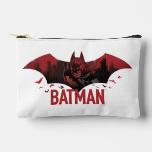Pochette À Accessoires Icône gotham de Batman Crimson